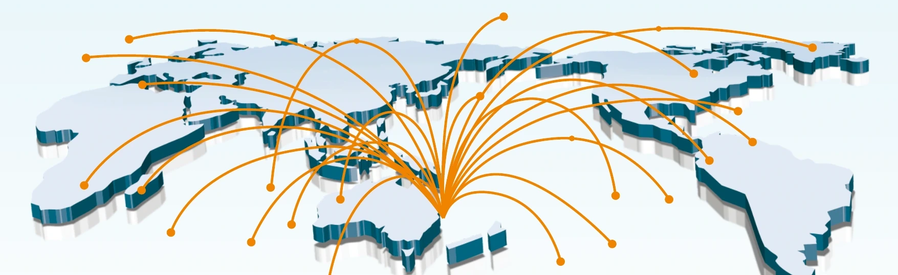 World map illustrating KINGSUN market coverage
