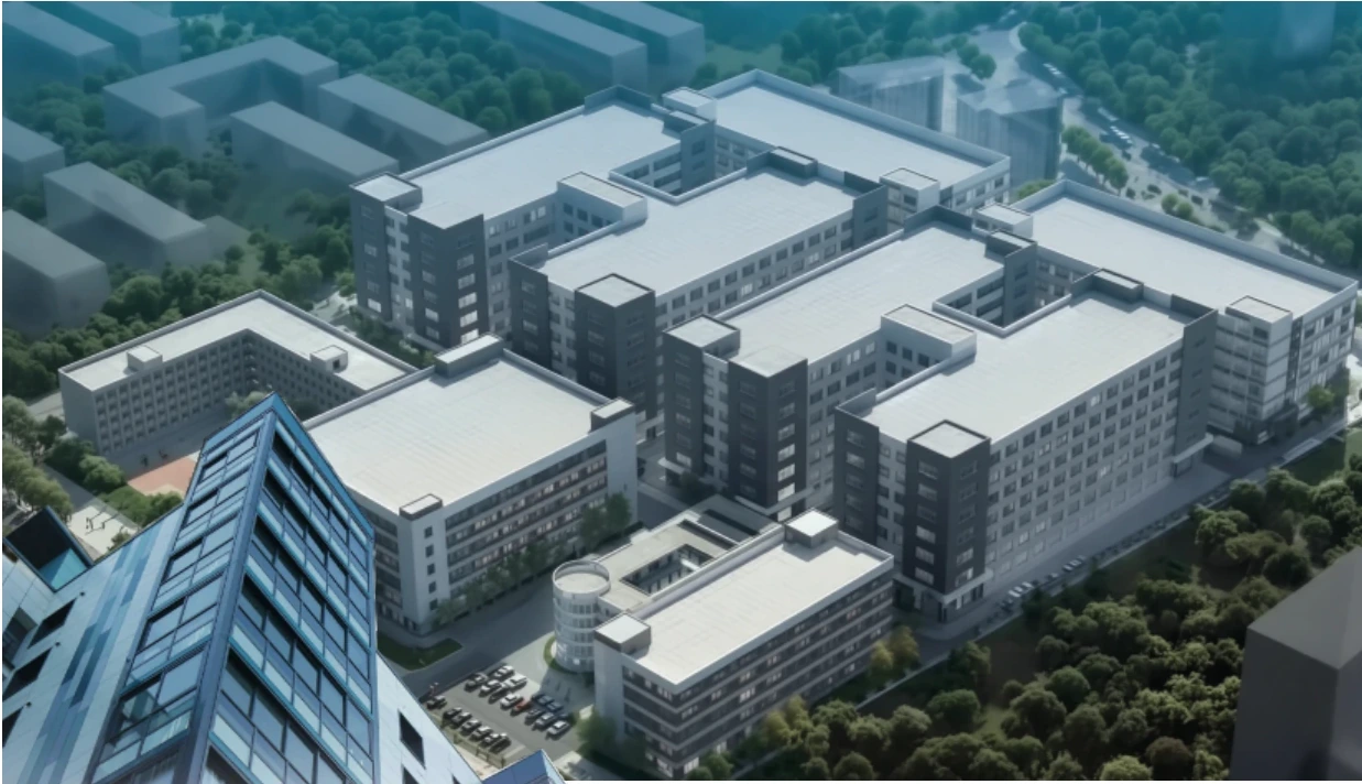 Aerial view of the KINGSUN manufacturing campus