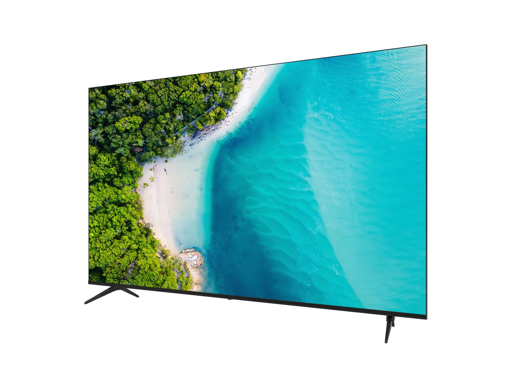 F01 large-format assembled television front-angle visual reference