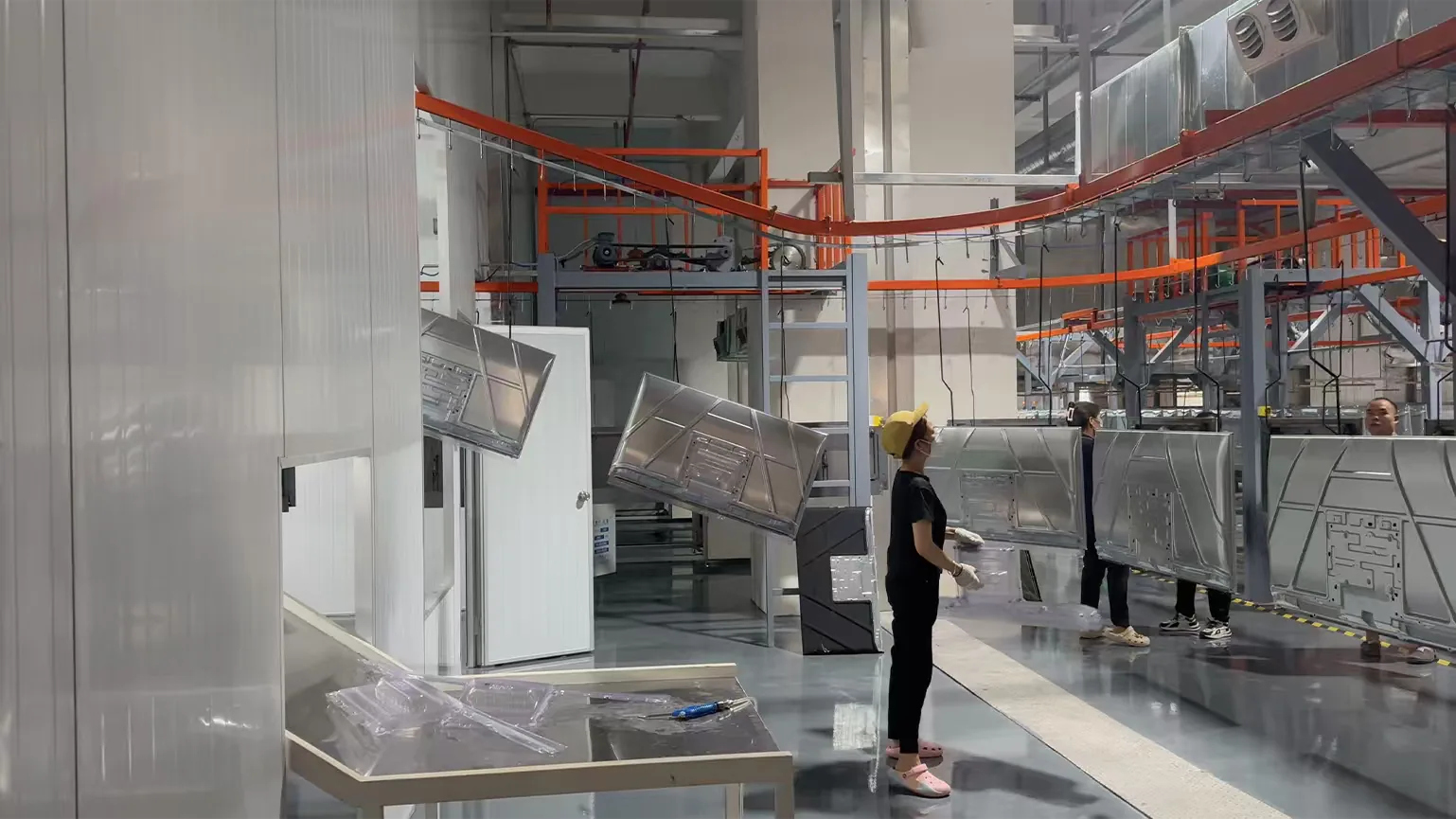 Metal backplate handling